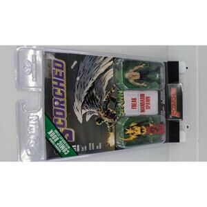 Spawn Scorched Freak and Mandarin Spawn Action Figures with Comic Book